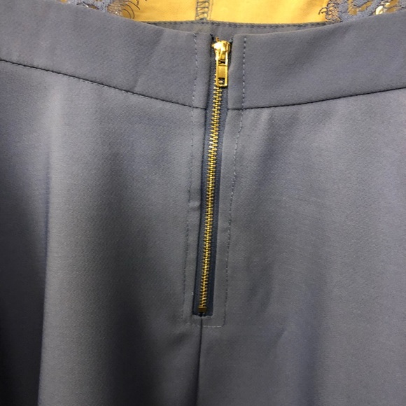 Blue/purple lace top short dress - Picture 5 of 7